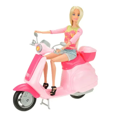 Toi Toys Tienerpop op scooter Toi Toys Tienerpop op scooter