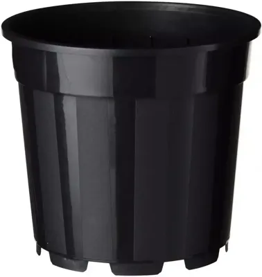 Container zwart 2,2l H15,4x dia. 17cm set a 4 stuks Nature - Nature