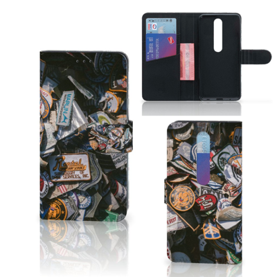 Nokia 6.1 (2018) Telefoonhoesje met foto Badges Nokia 6.1 (2018) Telefoonhoesje met foto Badges