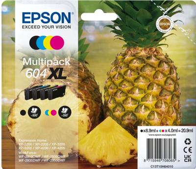 Epson 604XL inktcartridge 4 stuk(s) Origineel Hoog (XL) rendement Zwart, Cyaan, Magenta, Geel