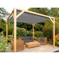 Complete Nesling pergola Stand Alone antraciet - 370 x 500 cm - thumbnail