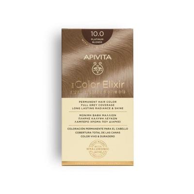 Apivita Hair Colour Color Elixir Permanent Hair Color 10.0 Platinum Blonde Set