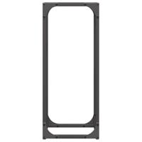 Brandhoutrek 25x25x60 cm koudgewalst staal zwart - thumbnail