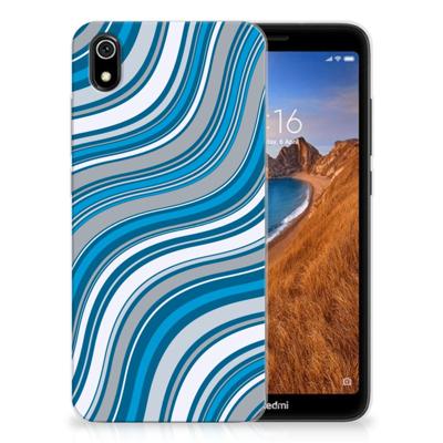 Xiaomi Redmi 7A TPU bumper Waves Blue Xiaomi Redmi 7A TPU bumper Waves Blue