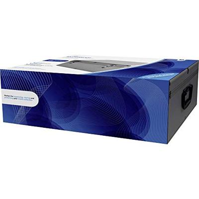 MediaRange CD-koffer 500 CDs/DVDs/Blu-rays Aluminium Zilver 1 stuk(s) (b x h x d) 44.7 x 18 x 30 cm BOX77