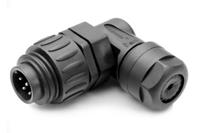 Amphenol C016 30K006 100 12 Ronde connector Stekker, haaks Totaal aantal polen: 6 + PE Serie (ronde connectoren): C016 1 stuk(s) - thumbnail