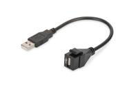 Digitus DN-93402 USB 2.0-inbouwmodule Keystone 1 stuk(s) - thumbnail