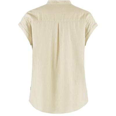 Fjallraven Övik Hemp SS Shirt Dames Chalk White S Fjallraven Övik Hemp SS Shirt Dames Chalk White S