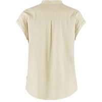 Fjallraven Övik Hemp SS Shirt Dames Chalk White S - thumbnail