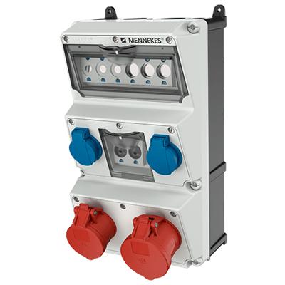 MENNEKES 930009 930009 CEE-stroomverdeler 400 V 32 A MENNEKES 930009 930009 CEE-stroomverdeler 400 V 32 A