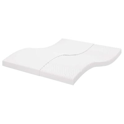 Schuimmatras 7 zones hardheid 20 ILD 200x220 cm wit