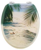 Cornat Wc-Bril Mdf-Gelakt Palm&Strand Gr - KSD531 - thumbnail