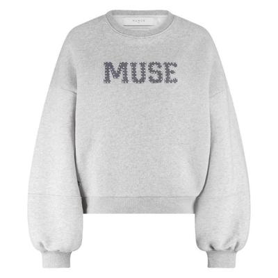 Nukus Muse Pullover | Grey Melange Nukus Muse Pullover | Grey Melange