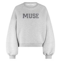 Nukus Muse Pullover | Grey Melange - thumbnail