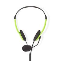 Nedis PC-Headset | On-Ear | Stereo | 2x 3.5 mm | 2 m | Groen | 1 stuks - CHST100GN CHST100GN - thumbnail