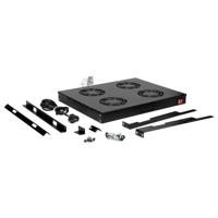 ROLINE 19-inch ventilatorunit 4 ventilatoren, Thermostaat zwart - thumbnail