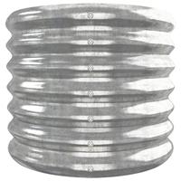 VidaXL Plantenbak 332x40x36 cm gepoedercoat staal zilverkleurig - thumbnail