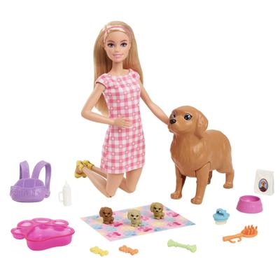 Barbie Pop (met hond en puppies)