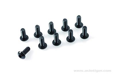 Laagbolkopschroef met binnenzeskant, M3X12, Staal (10st)
