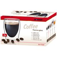 Scanpart koffie thermo glazen 20cl 2 stuks - thumbnail