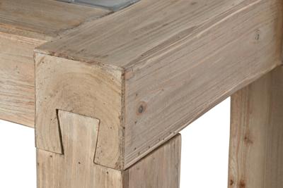 Wandtafel Home ESPRIT Spar Hout MDF 155 x 45 x 90,5 cm