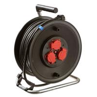 Schwabe kabelhaspel rubber met thermische beveiliging 25 meter 10116 - thumbnail