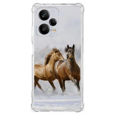 Xiaomi Redmi Note 12 Pro Plus Case Anti-shock Paarden Xiaomi Redmi Note 12 Pro Plus Case Anti-shock Paarden