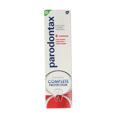 Parodontax Complete protection whitening tandpasta 75 Milliliter Parodontax Complete protection whitening tandpasta 75 Milliliter