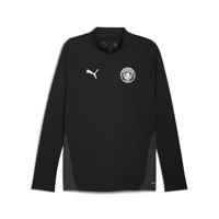 PUMA Manchester City Trainingstrui 1/4-Zip 2025-2026 Zwart Zilver - thumbnail