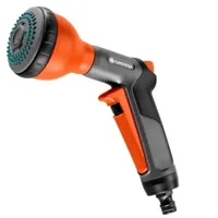 GARDENA classic multifunctionele broes (grijs/oranje, 18313-20) - thumbnail