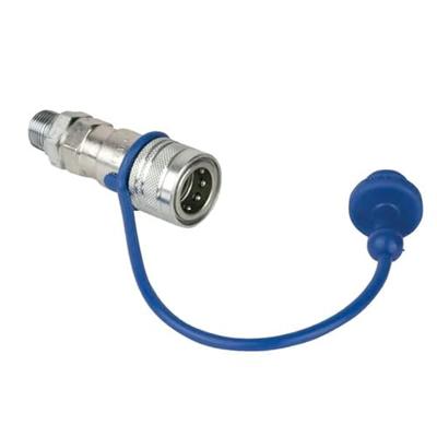 Showtec CO2 3/8 naar Q-lock adapter female