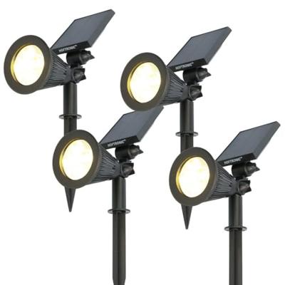 Set van 4 Bend PIR solar prikspots - Bewegingssensor en schemerschakelaar - 3000K warm wit - 2 lichtstanden - 300 lumen - 6-9 uur brandtijd - IP65 waterdicht Set van 4 Bend PIR solar prikspots - Bewegingssensor en schemerschakelaar - 3000K warm wit - 2 lichtstanden - 300 lumen - 6-9 uur brandtijd - IP65 waterdicht