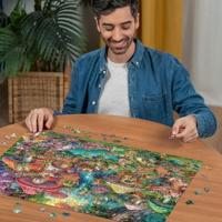 Ravensburger Puzzel Merry Mushroom Village 1000 Stukjes - thumbnail