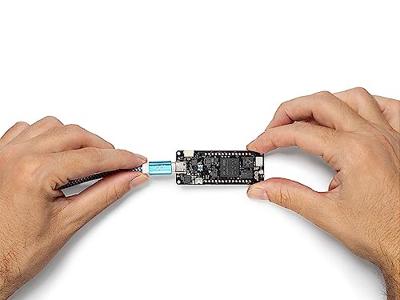 Arduino TPX00094 USB-C-kabel Arduino [1x USB-C - 2x USB-C, USB-A] 1 m Wit, Turquoise