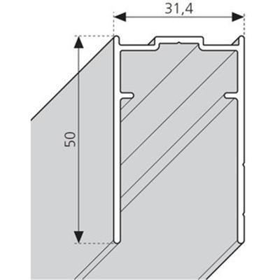 Novellini Young 2 0 Verbredingsprofiel Chroom