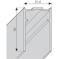Novellini Young 2 0 Verbredingsprofiel Chroom - thumbnail