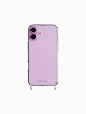 Høyde iPhone 16 Plus hoesje - Backcover met siliconen ringen - Transparant