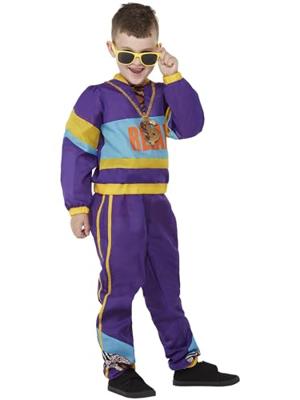 Joggingspak Jaren 80 Relax Paars Kind