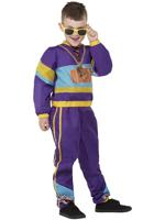 Joggingspak Jaren 80 Relax Paars Kind - thumbnail