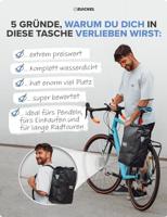 Büchel Wittkop, 3in 1 gtr-tasche wasserdicht mit rucksackfunktion schwarz (artikelnummer 81519050) - thumbnail