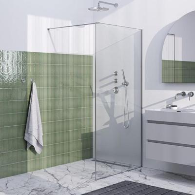 Inloopdouche Brauer Frame Set 1 Helder Glas 100x200 Met Muurprofiel En Lijst Rondom RVS Geborsteld Brauer Inloopdouche Brauer Frame Set 1 Helder Glas 100x200 Met Muurprofiel En Lijst Rondom RVS Geborsteld Brauer