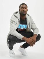 Mister Tee / t-shirt STFU in zwart - thumbnail