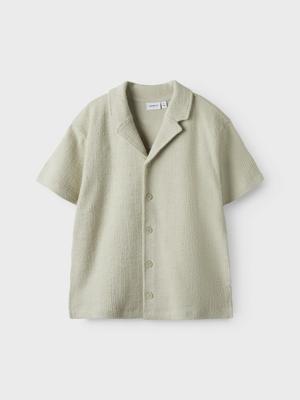 Name it zomer t-shirt S/S jongens - taupe - Nkmhivaj