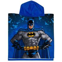 Batman badponcho blauw junior 50 x 100 cm - thumbnail