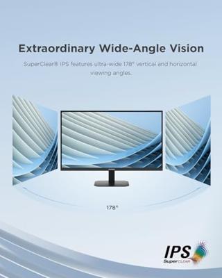ViewSonic VA2708-HDJ 27 inch FHD SuperClear IPS LED-monitor met VGA, HDMI, dipsplaypoort, hoogte verstelbaar
