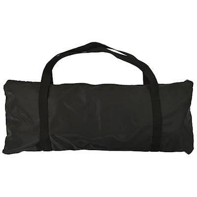 VidaXL Honkbalnet draagbaar 183x105x183 cm polyester zwart en rood
