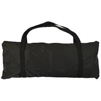 VidaXL Honkbalnet draagbaar 183x105x183 cm polyester zwart en rood - thumbnail