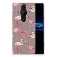 Sony Xperia Pro-I | TPU Hoesje | Flamingo - thumbnail