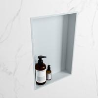 MONDIAZ EASY Nis 44,5x29,5cm in solid surface kleur Clay | Clay. 1 vak geschikt voor in- of opbouw - thumbnail