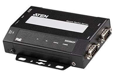 ATEN 2-Port RS-232 Secure Device Server Over Ethernet, W126427577 (Server Over Ethernet Transmissie met PoE 2-Port RS-232 Secure Device Server met PoE,)